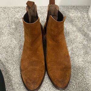 Tecovas Brown Suede Chelsea Boots